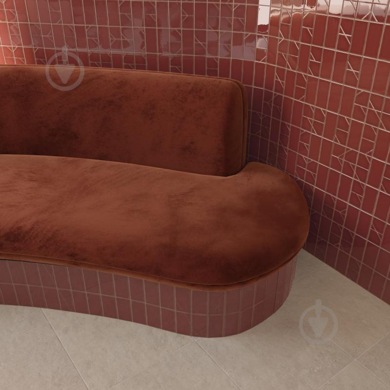 Плитка WOW TILES S.L. Origami bordo 6.2 смx12.5 см - фото 11