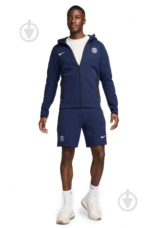 Джемпер Nike PSG MNK TCHFLC FZWR HDY ESN FZ7224-410 р.2XL синий - фото 10