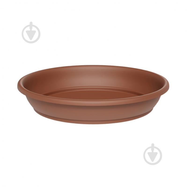 Піддон BASIC ROUND пластик терракот 76 см (33154076001) TeraPlast - фото 1