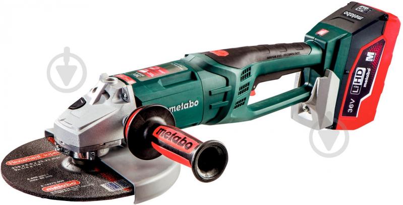 Болгарка (угловая шлифмашина) Metabo WPB 36 LTX BL 230 QUICK аккумуляторная 613101660 36В 2x6.2 Ah LI-HD - фото 1 Болгарка (угловая шлифмашина) Metabo WPB 36 LTX BL 230 QUICK аккумуляторная 613101660 36В 2x6.2 Ah LI-HD - фото 1