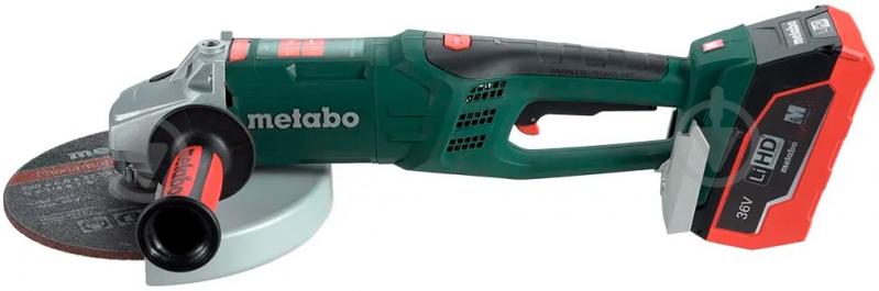 Болгарка (угловая шлифмашина) Metabo WPB 36 LTX BL 230 QUICK аккумуляторная 613101660 36В 2x6.2 Ah LI-HD - фото 2 Болгарка (угловая шлифмашина) Metabo WPB 36 LTX BL 230 QUICK аккумуляторная 613101660 36В 2x6.2 Ah LI-HD - фото 2