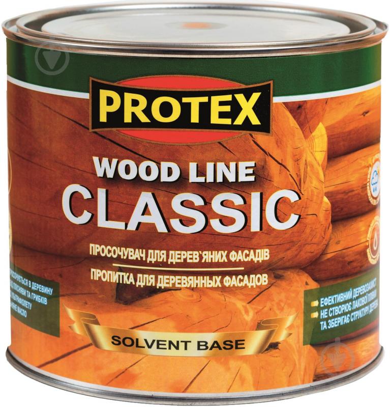 Пропитка Protex WOOD LINE CLASSIC безцветная мат 2,1 л - фото 1