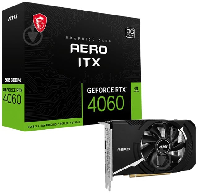 ᐉ Видеокарта MSI NVIDIA GeForce RTX 4060 8GB GDDR6 128bit