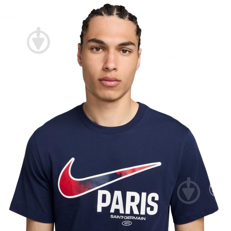 Футболка Nike PSG NK SWOOSH TEE FV8555-410 р.M синій - фото 3