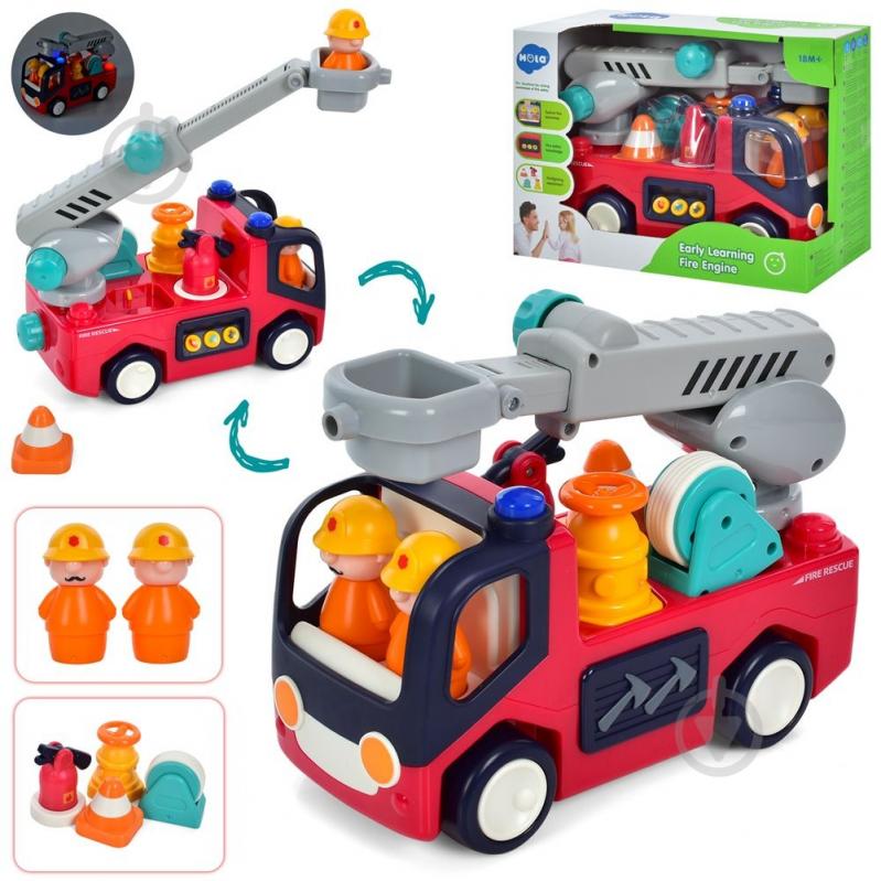 Пожежна машинка Hola E9998-HL - фото 2 Пожежна машинка Hola E9998-HL - фото 2