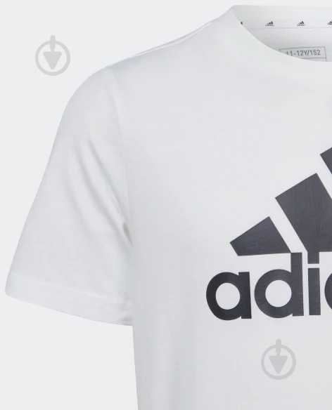 Футболка Adidas U BL TEE IB1670 р.140 білий - фото 6