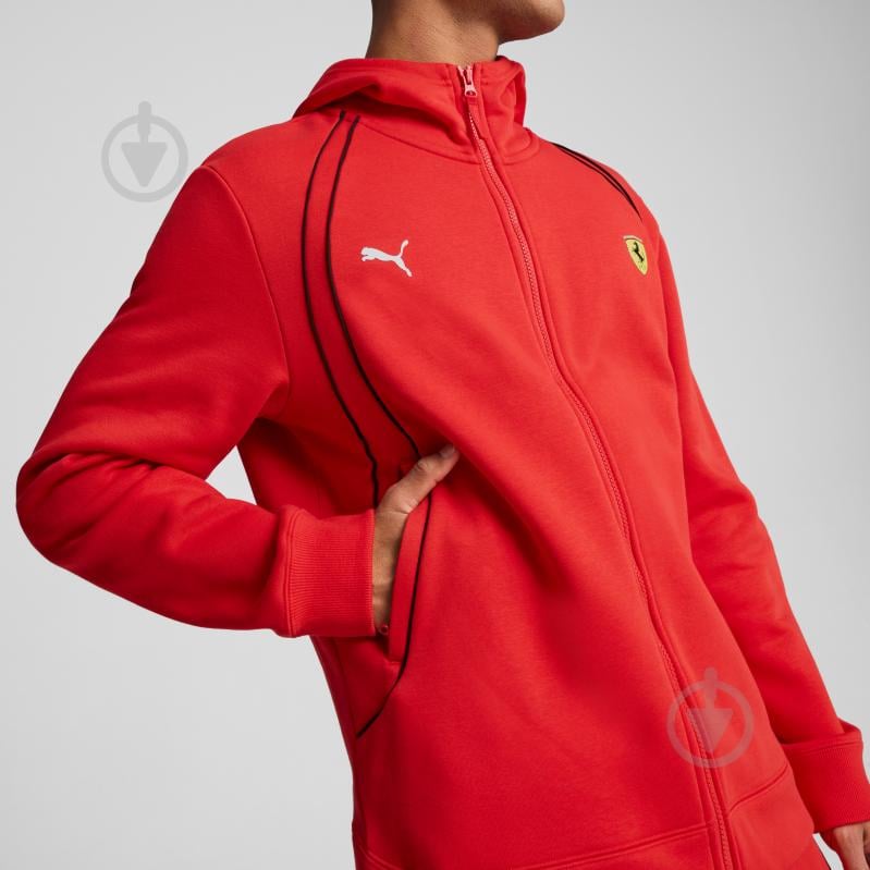 Джемпер Puma FERRARI RACE HOODIE 62704602 р.M червоний - фото 7