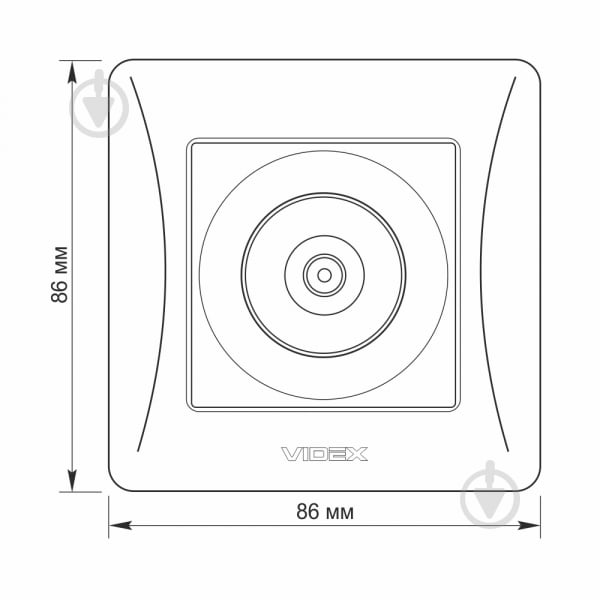 Розетка TV Videx Binera IP20 белый VF-BNSK1TVME-W - фото 4