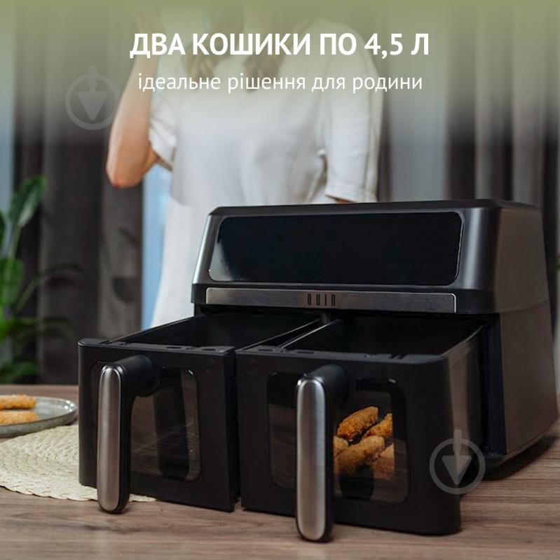Мультипіч QUIN Air Fryer Dual Zone YJ-1105A 9 л - фото 2 Мультипіч QUIN Air Fryer Dual Zone YJ-1105A 9 л - фото 2