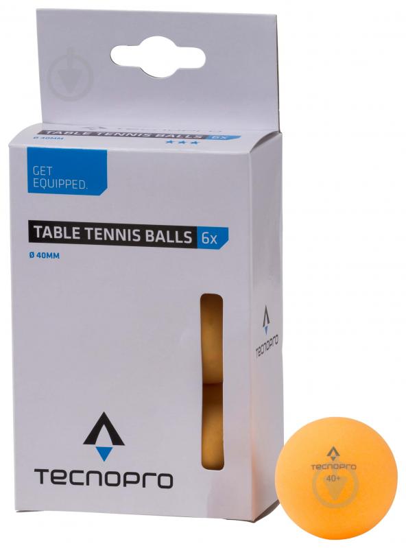 Мячи для настольного тенниса TECNOPRO 0_star_TT-Ball_-_6 AW1920 C/O 6шт. 253162-219 - фото 1