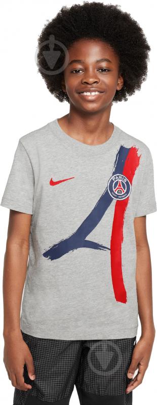 Футболка Nike PSG U NK ICONIC ATEE HF0902-063 р.XL серый - фото 1