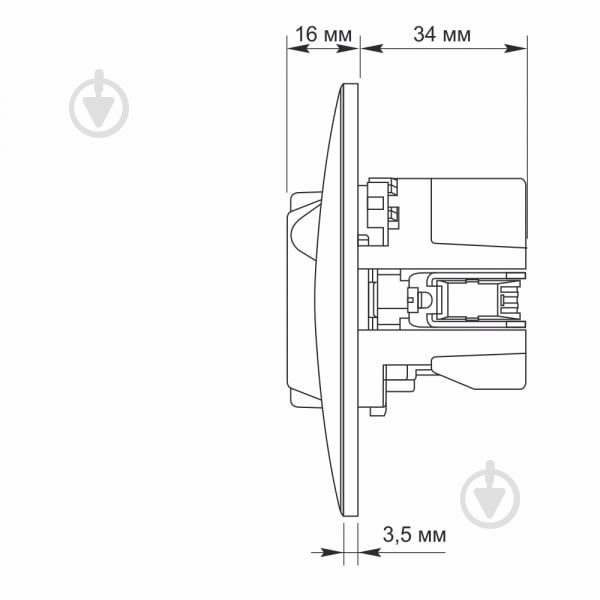 Розетка + USB с заземлением Videx Binera IP20 белый VF-BNSK1GU2-W - фото 5