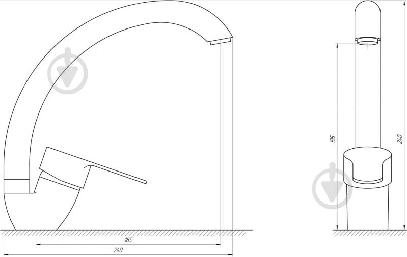 Смеситель для кухни DOMINO DCC-203S - фото 4 Смеситель для кухни DOMINO DCC-203S - фото 4