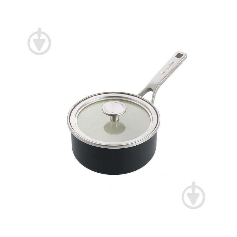 Ківш з кришкою KitchenAid Steel Core, 18 см, 2 л, матовий чорний (CC005998-001) - фото 1 Ківш з кришкою KitchenAid Steel Core, 18 см, 2 л, матовий чорний (CC005998-001) - фото 1