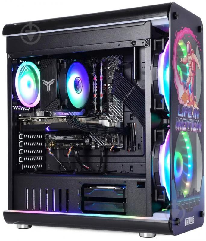 Компьютер Artline Overlord NEON (NEONv86) black - фото 7