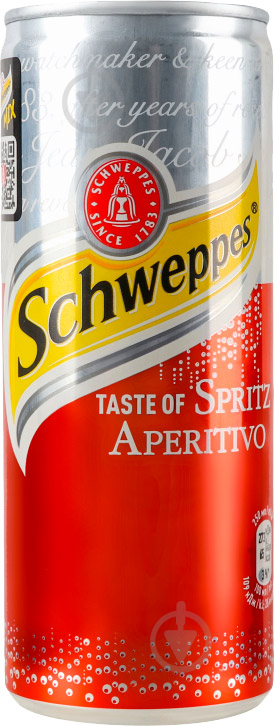Безалкогольний напій Schweppes Шприц Аперитиво 0,25 л (5449000304001) - фото 1