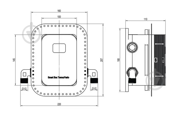Душова система прихованого монтажу TOPAZ ODISS TO 08117-L03-Termostat - фото 18 Душова система прихованого монтажу TOPAZ ODISS TO 08117-L03-Termostat - фото 18