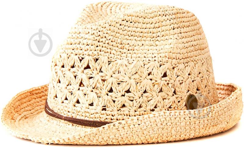 Панама Rip Curl Crochet Straw Fedora GHAHV1-0031 р.S бежевий - фото 1