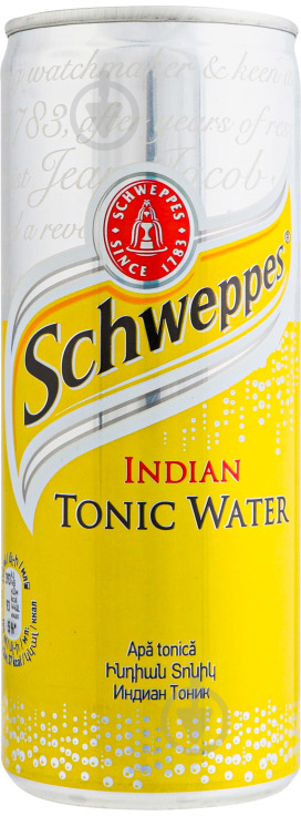 Безалкогольный напиток Schweppes Индиан Тоник 0,25 л - фото 1