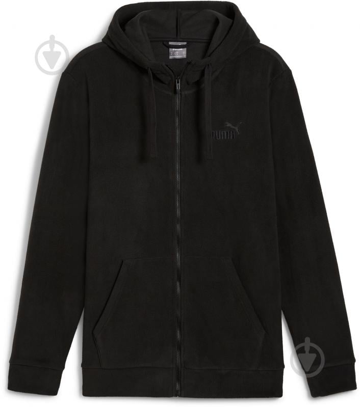 Джемпер Puma ESS ELEVATED POLARFLEECE FULL-ZIP HOODIE 68189301 р.M чорний - фото 1