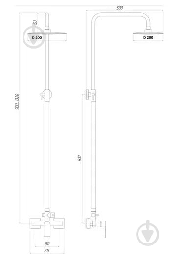 Душевая система TOPAZ CAPRI TCA-15702-H37 - фото 6