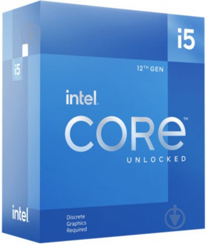 Процесор Intel Core I5-12400F 2,5 GHz Socket 1700 Box (BX8071512400F) - фото 1