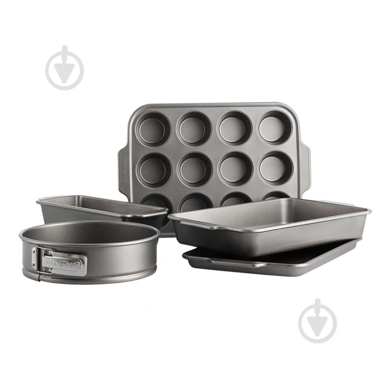 Набір форм для випікання KitchenAid 5 предметів (CC006101-001) - фото 1 Набір форм для випікання KitchenAid 5 предметів (CC006101-001) - фото 1