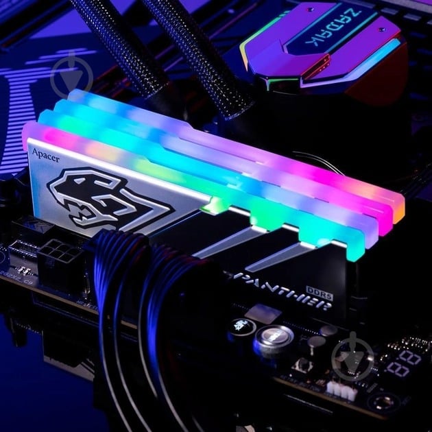 Оперативна пам'ять Apacer DDR5 SDRAM 16 GB (1x16GB) 5200 MHz (AH5U16G52C5227BAA-1) Panther RGB - фото 3