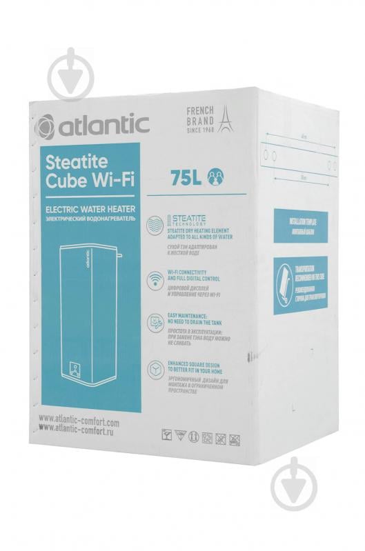 Бойлер Atlantic Steatite Cube WI-FI VM 075 S4CS 2400W - фото 7