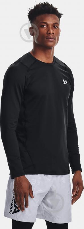 Футболка Under Armour UA CG Armour Fitted Crew 1366068-001 р.M черный - фото 1