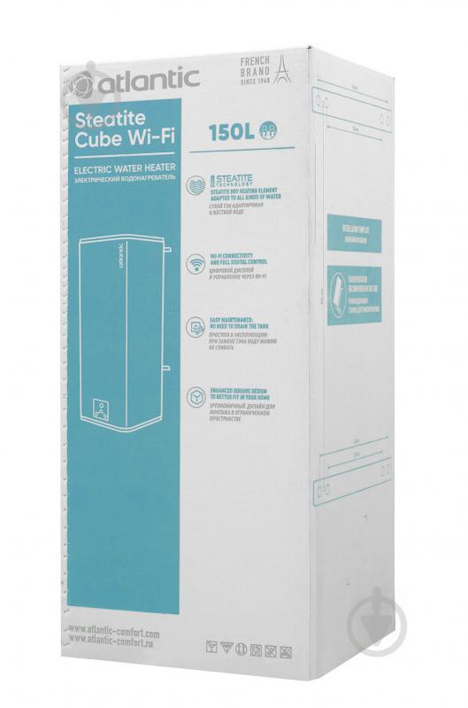 Бойлер Atlantic Steatite Cube WI-FI VM 150 S4CS 2400W - фото 5