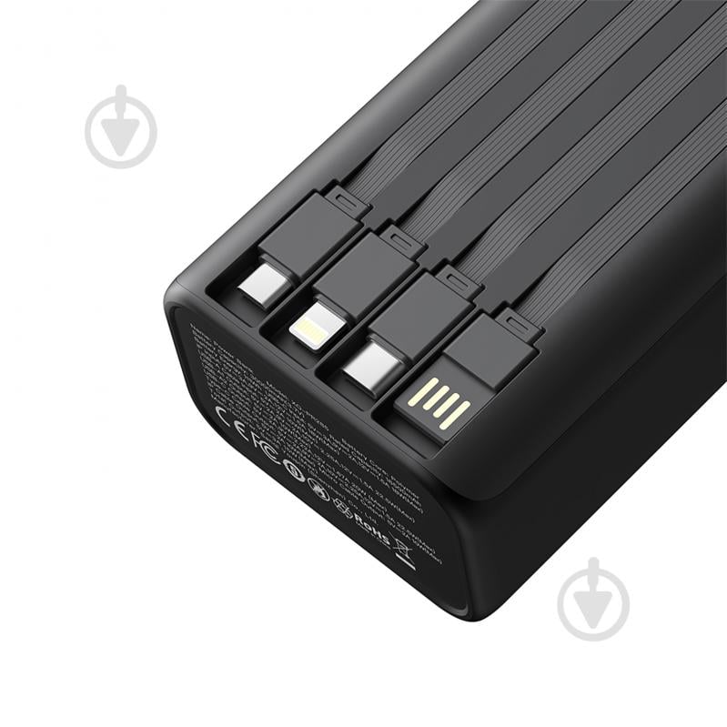 Повербанк Xo PR285 30000 mAh black (PR285.black) - фото 2