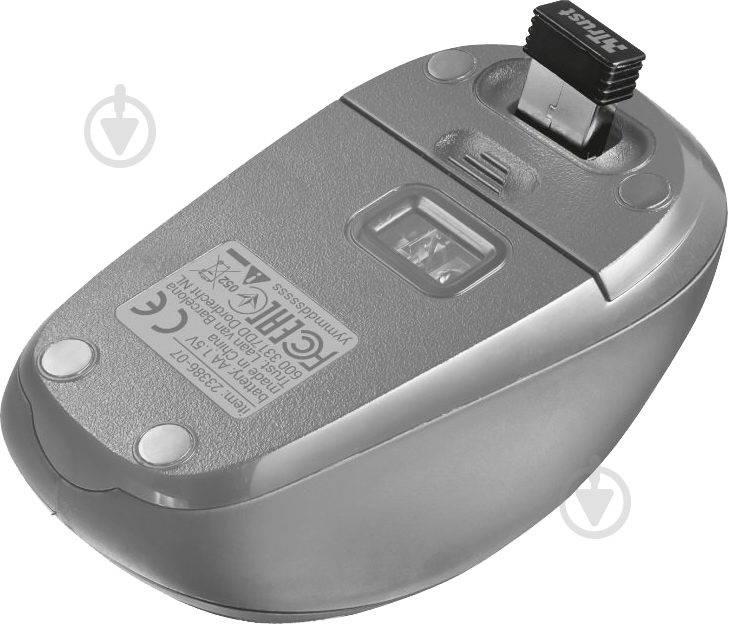 Мышь Trust Yvi Wireless (23386) white (23386) - фото 3
