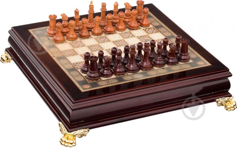 Игра настольная Шахматы 40х40х9 см 176-026 - фото 1 Игра настольная Шахматы 40х40х9 см 176-026 - фото 1