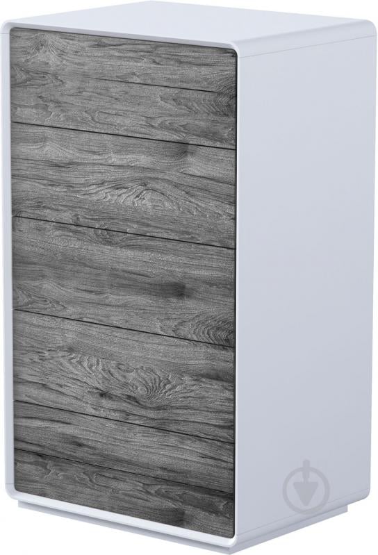 Комод Aqua Rodos Astrid ASTKOM5S-700-white-oak-moras білий матовий/дуб морас - фото 1