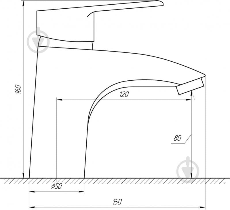 Смеситель для умывальника DOMINO DBC-401 - фото 4