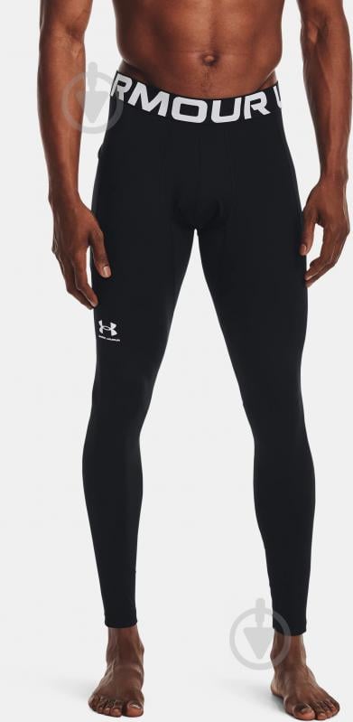 Лосины Under Armour UA CG Armour Leggings 1366075-001 р.M черный - фото 1