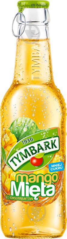 Безалкогольний напій Tymbark яблучно-манговий з м'ятою 0,25 л (5900334015747) - фото 1