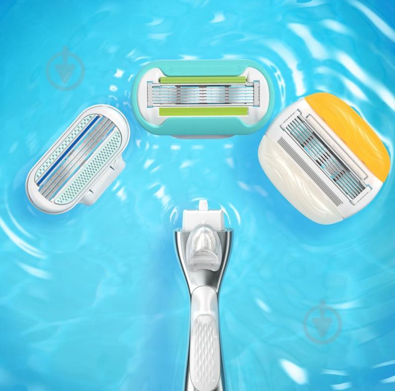 Станок для бритья Gillette Venus Platinum Extra Smooth со сменным картриджем 1 шт. - фото 4 Станок для бритья Gillette Venus Platinum Extra Smooth со сменным картриджем 1 шт. - фото 4