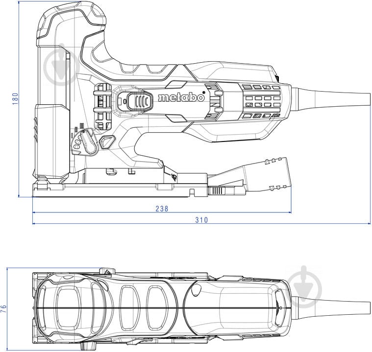 Электролобзик Metabo STE 100 QUICK 601100900 - фото 13