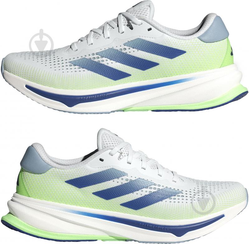 Кроссовки мужские Adidas SUPERNOVA RISE M IF3015 р.46 бело-салатовые - фото 5