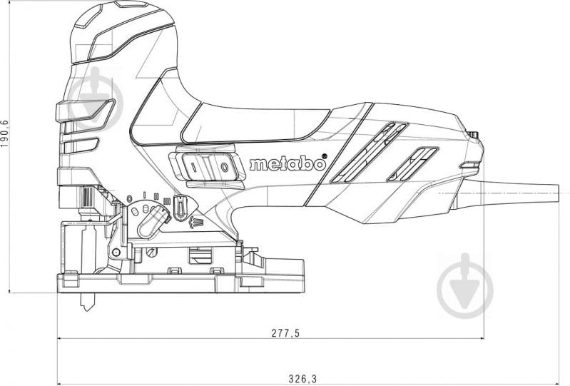 Электролобзик Metabo STE 140 INDUSTRIAL 601401500 - фото 8