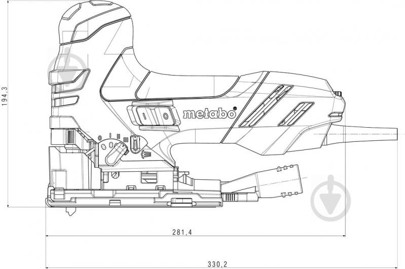 Электролобзик Metabo STE 140 PLUS 601403700 - фото 9