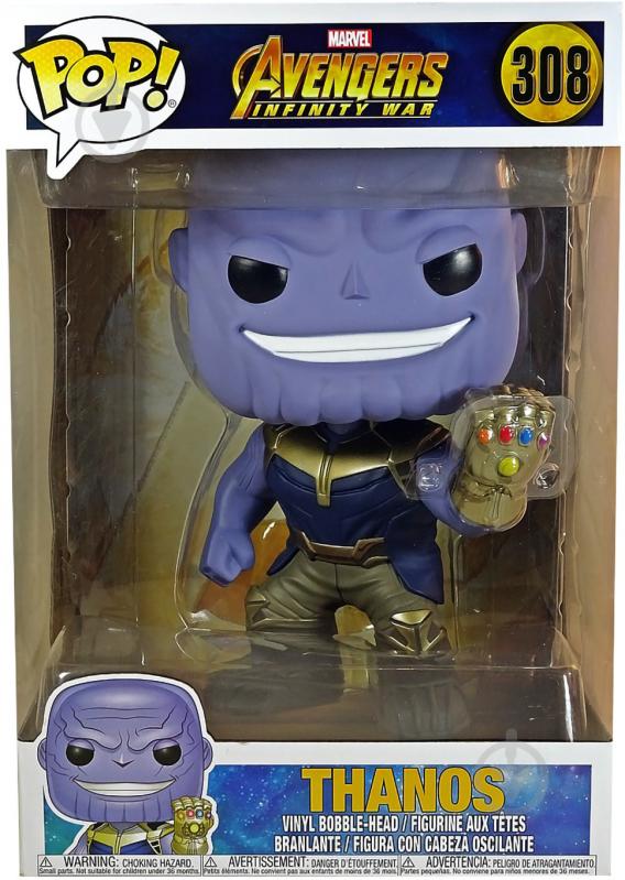 Набор подарочный Funko POP Фигурка+Футболка Infinity War: Thanos (L) 33456 (FUN25514) - фото 4