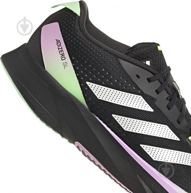 Кросівки чоловічі Adidas ADIZERO SL IG3334 р.44 чорні - фото 7