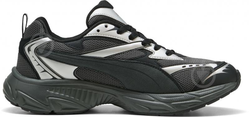 Кросівки чоловічі демісезонні Puma MORPHIC RETRO 39592007 р.40,5 чорні - фото 2
