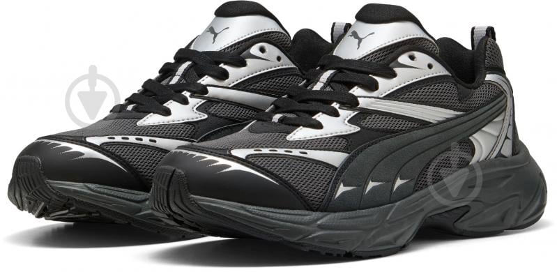 Кросівки чоловічі демісезонні Puma MORPHIC RETRO 39592007 р.40,5 чорні - фото 3