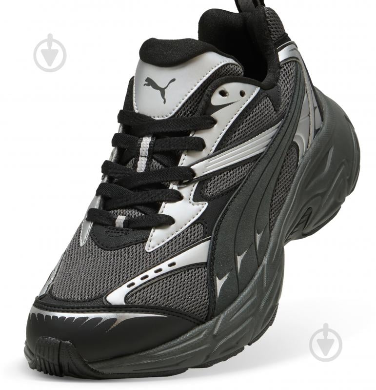 Кросівки чоловічі демісезонні Puma MORPHIC RETRO 39592007 р.40,5 чорні - фото 4