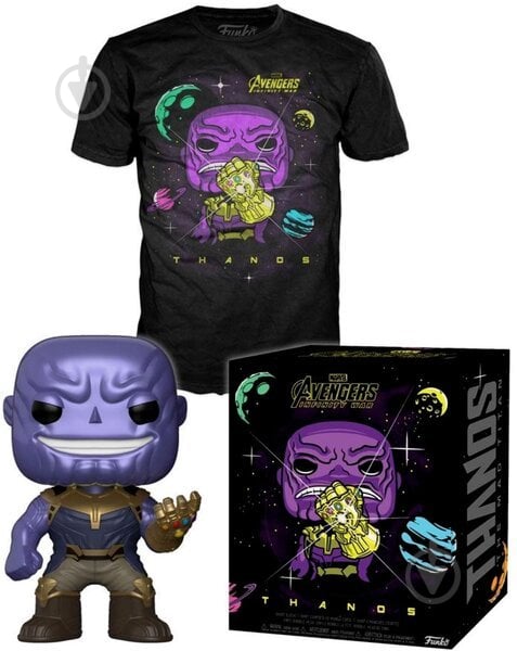 Набор подарочный Funko Фигурка+Футболка Infinity War Thanos (S) 33454 (FUN25511) - фото 1