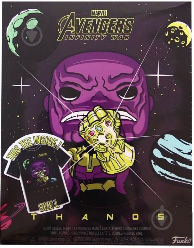 Набор подарочный Funko Фигурка+Футболка Infinity War Thanos (S) 33454 (FUN25511) - фото 5